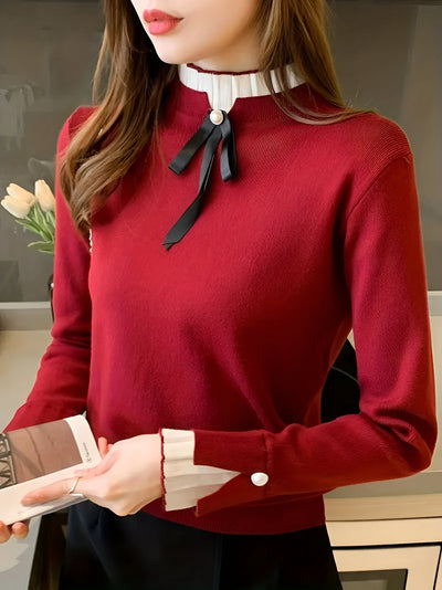 Hestia | Bequemes Patchwork Stricktop