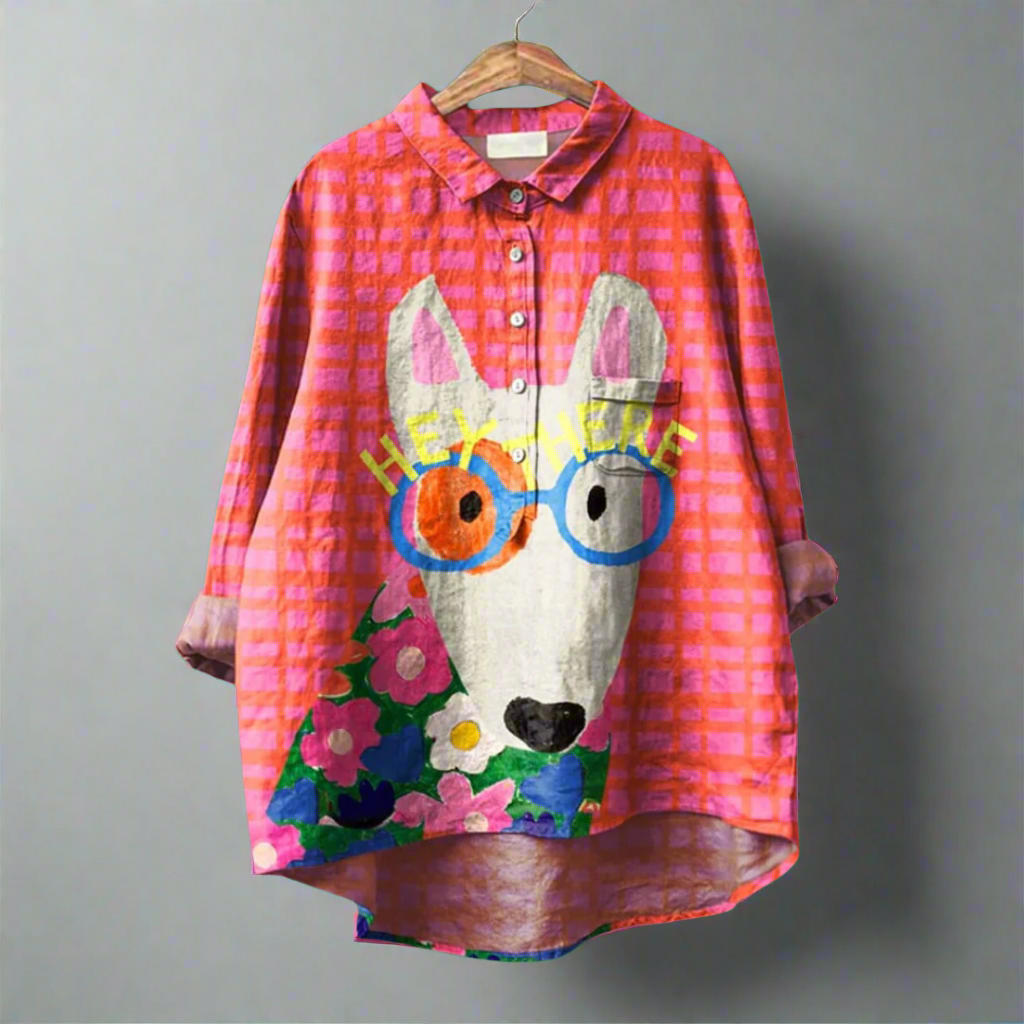 Renate | Elegante Longbluse aus Premium-Stoff