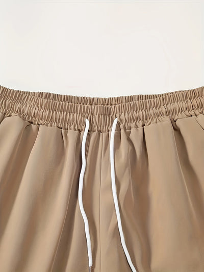 Zweiteiliges Sommer Set Herren Blattprint Shirt und Shorts - Kiano