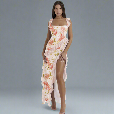 Zisel | Luftiges Maxikleid mit eleganten Volants