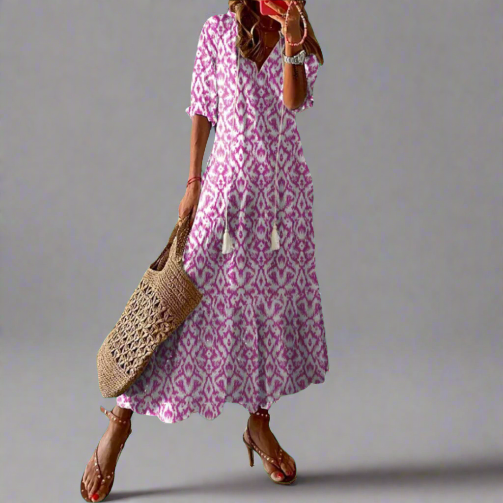 Cyratrud | Luftiges Maxikleid mit moderner Eleganz