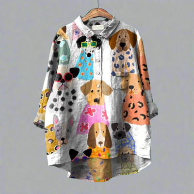 Renate | Elegante Longbluse aus Premium-Stoff