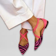 Fenna | Schicke Riemchen-Ballerinas – Rosa