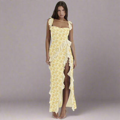 Zisel | Luftiges Maxikleid mit eleganten Volants