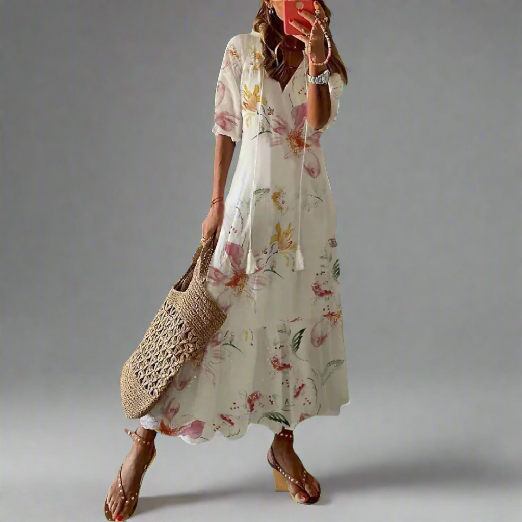 Cyratrud | Luftiges Maxikleid mit moderner Eleganz