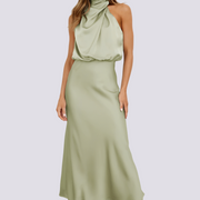 Chrissy - Schickes Cocktailkleid für Damen – Hellgrün
