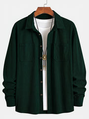 Halewick - Hochwertige Utility-Hemdjacke – Grün