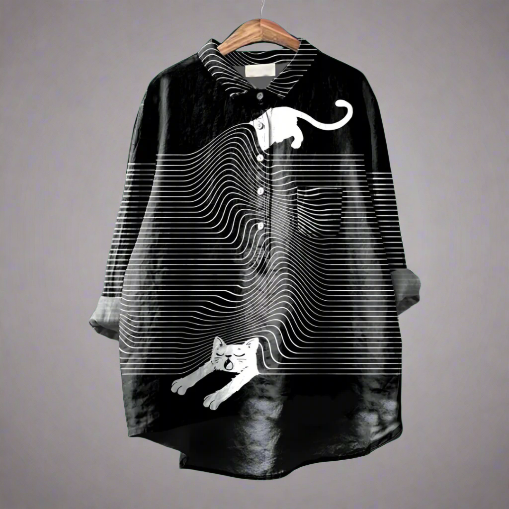 Renate | Elegante Longbluse aus Premium-Stoff