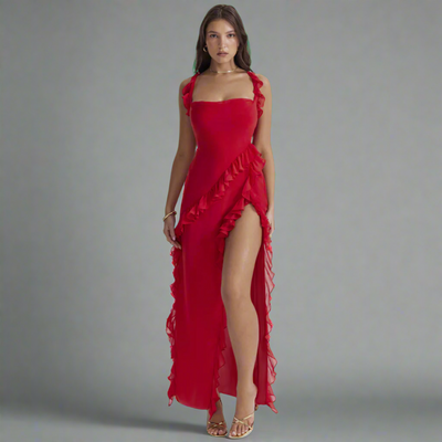 Zisel | Luftiges Maxikleid mit eleganten Volants