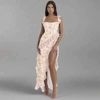 Zisel | Luftiges Maxikleid mit eleganten Volants