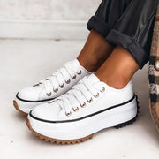 Orthopädische Damenschuhe mit Fußgewölbestütze – Weiß
