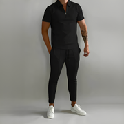 Junton - Stilvolles Sommer-Set für Herren – Schwarz