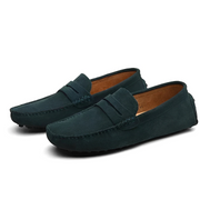 Kervin - Herren Mokassins für einen lockeren Look – Dunkelgrün