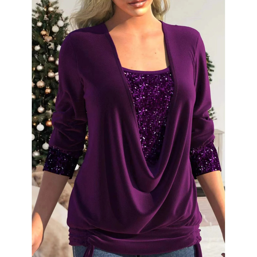 Marlee - Elegantes Pailletten-Oberteil für Damen