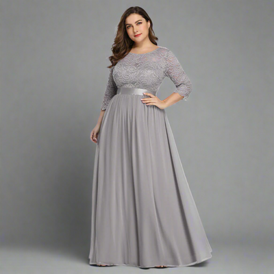 Anneliese | Premium Kleid mit Spitze für elegante Kurven