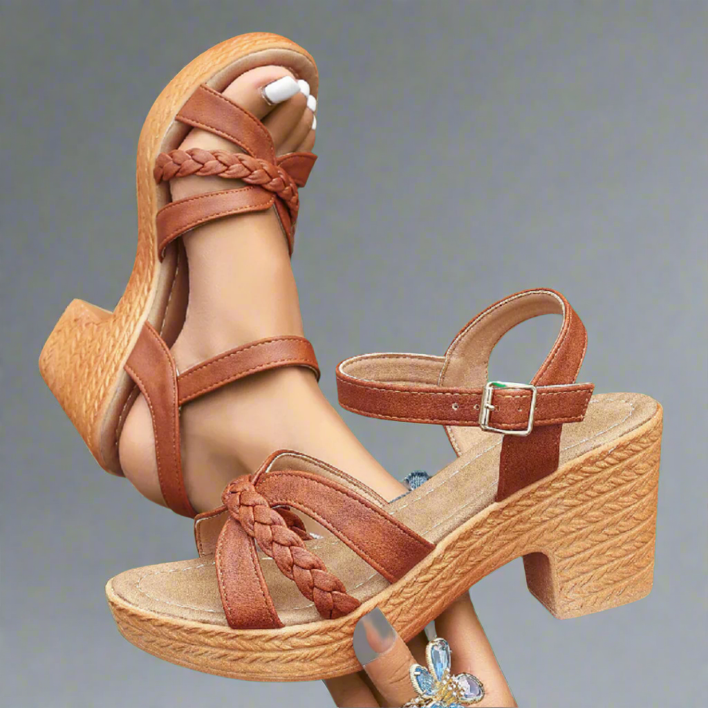 Zephira | Modische Gladiator-Sandalen mit High Heels für den Sommer