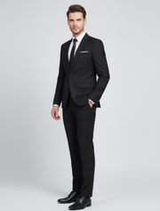 Andreas | Herren Frühlings Zweiteiliges Anzug Set – Schwarz