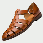 Premium-Ledersandalen für Herren – Braun