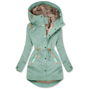 Stilvolle, Wetterfeste Parka Jacke für Frauen – Grün