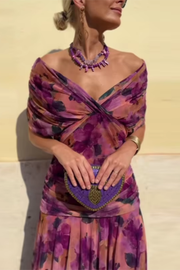 Lady™ - Wickelkleid mit drapiertem Schnitt – Lila