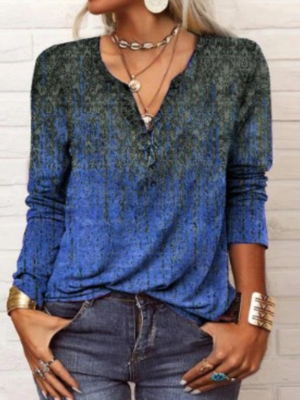 Retro Aztekenmuster Langarm Pullover