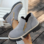 Briselora - Luxuriöse Stiefeletten – Grau
