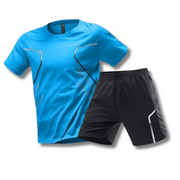 Sommerfeld | Performance-Sportset für Herren (1 Kaufen, 1 GRATIS dazu) – Hellblau
