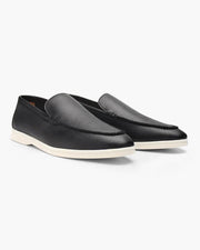 Logan | Vintage Old Money Herren Cowhide Leder Loafer – Schwarz