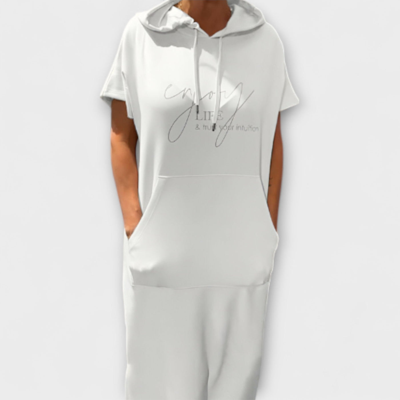 Daisy - Entspanntes Kapuzenkleid