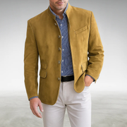 CANNES / ELEGANTE, STRUKTURIERTE HERRENJACKE – Goldocker