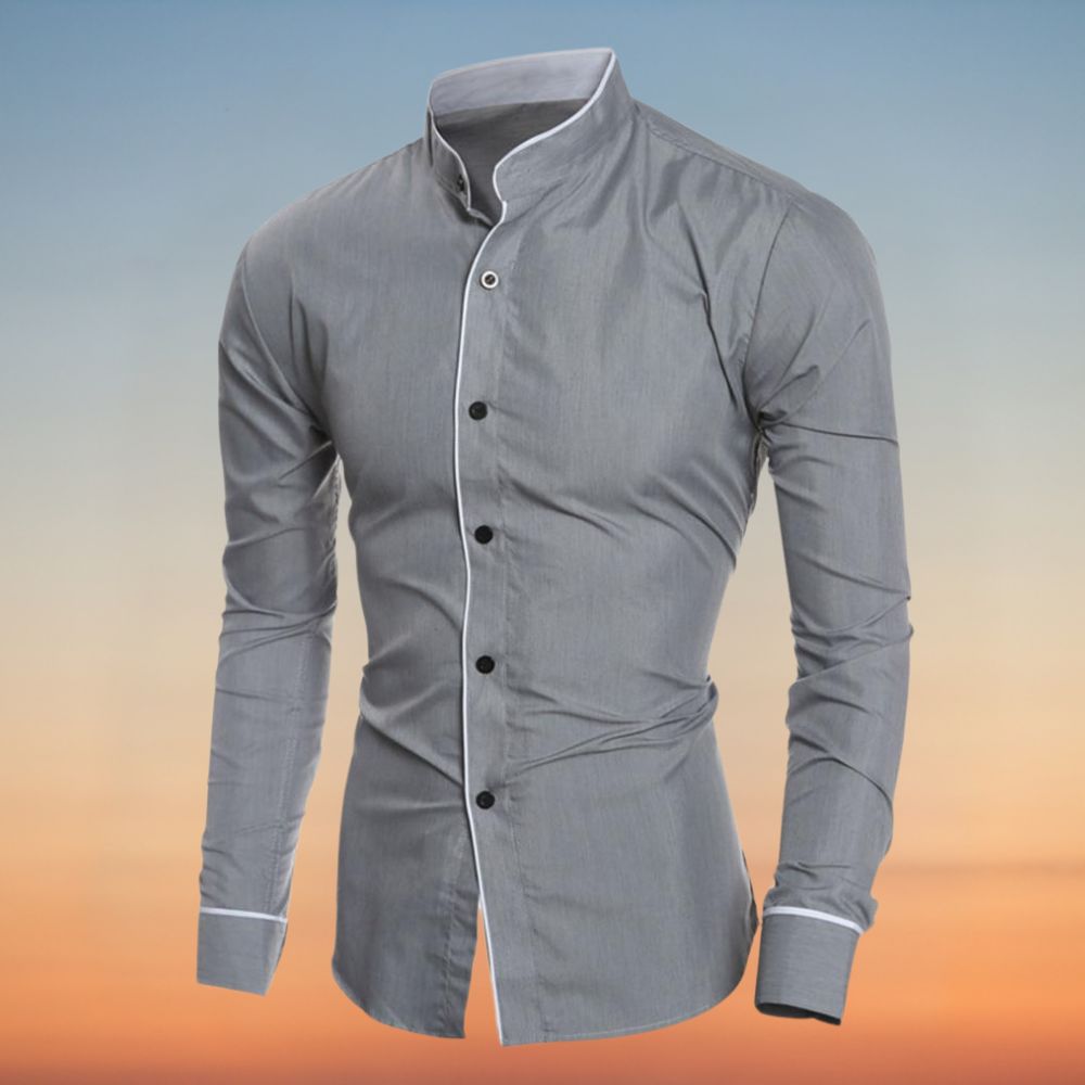 Alwin Hemd mit Stehkragen