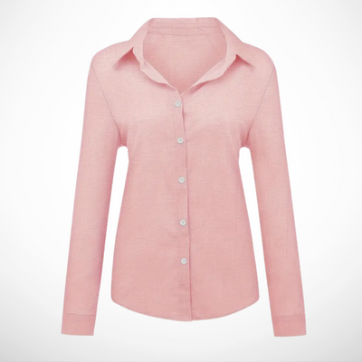 Bluse aus Leinen | Umlegekragen | Luftig & Zeitlos