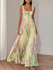 Floralis | Elegantes Blütenkleid – Gelb