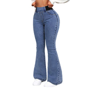 PHILINE / JEANS MIT HOHER TAILLE – Hellblau