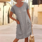 Analiza - Elegantes Sommerkleid für Damen – Grau