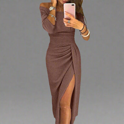 Isabella | Funkelndes Dinnerkleid mit elegantem Hüftschlitz