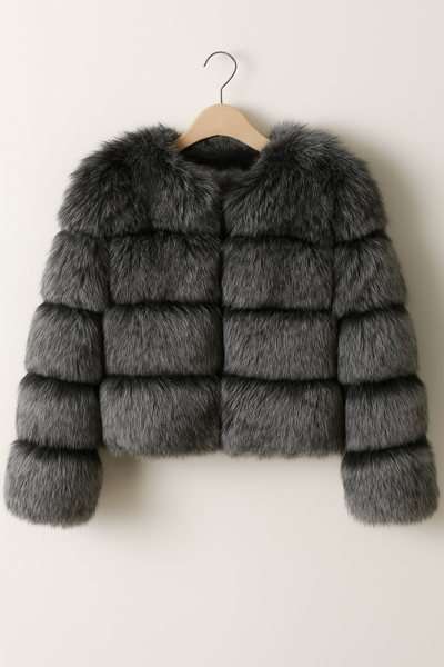 Kirsten Kunstfelljacke Flauschig Kurz