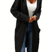 Ramona - extraweiche Strickweste – Schwarz