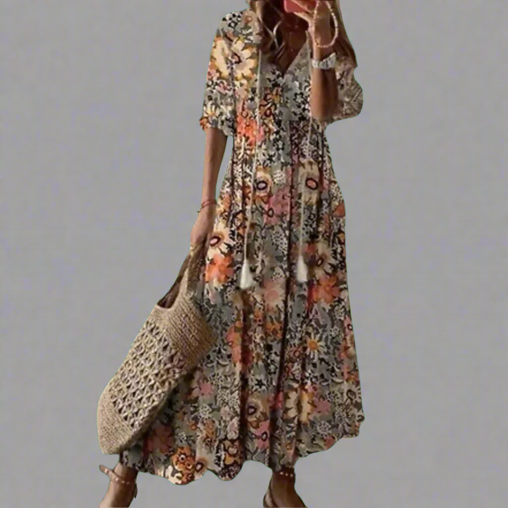 Cyratrud | Luftiges Maxikleid mit moderner Eleganz