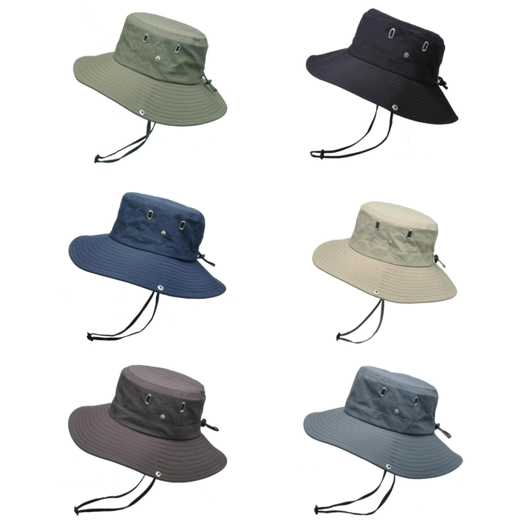 Wasserabweisender Outdoor-Bucket Hat mit UV-Schutz – ShieldFlex Pro