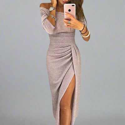 Isabella | Funkelndes Dinnerkleid mit elegantem Hüftschlitz