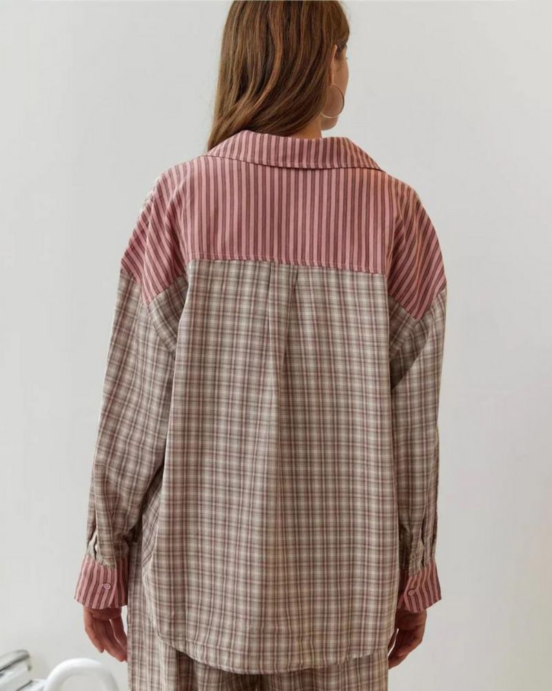 Freizeithose mit Kordelzug | Karomuster | Elastischer Beinabschluss