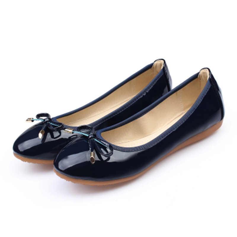 Calliope - Flache Damenschuhe mit Schleifenverzierung