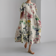 Weljie – Elegantes Sommerkleid für Damen – Khaki