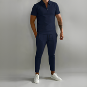 Junton - Stilvolles Sommer-Set für Herren – Marineblau