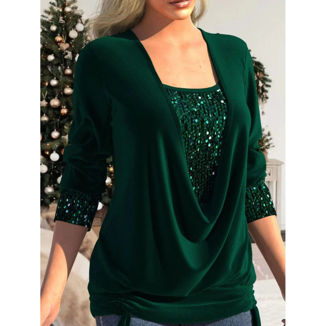 Marlee - Elegantes Pailletten-Oberteil für Damen