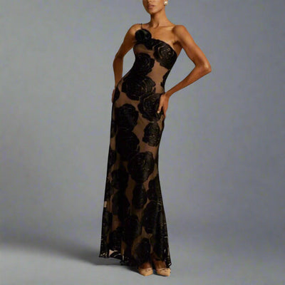 Hedda | Premium Maxikleid mit Blumenmuster