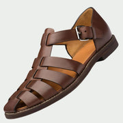 Premium-Ledersandalen für Herren – Dunkelbraun