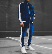 Antonio - Lockeres Sport-Set für Herren – Blau