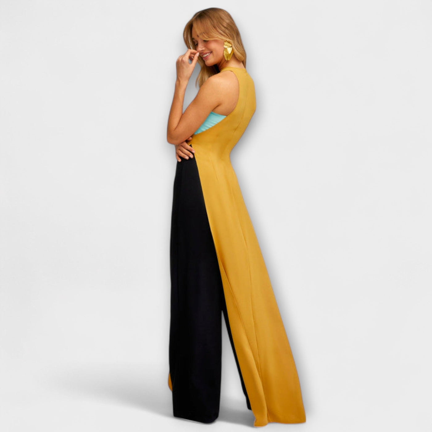 Kimberly - Dunkeltürkiser Jumpsuit